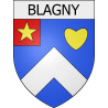 blagny 08 ville Stickers blason autocollant adhésif