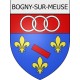 bogny-sur-meuse 08 ville Stickers blason autocollant adhésif