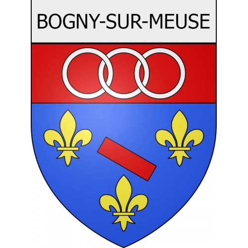 bogny-sur-meuse 08 ville Stickers blason autocollant adhésif