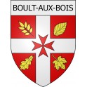 boult-aux-bois 08 ville Stickers blason autocollant adhésif