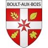 boult-aux-bois 08 ville Stickers blason autocollant adhésif