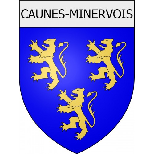 Caunes-Minervois  11 ville Stickers blason autocollant adhésif