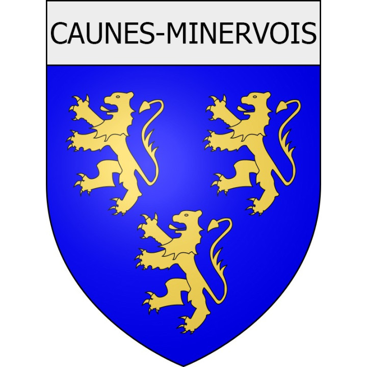 Caunes-Minervois  11 ville Stickers blason autocollant adhésif
