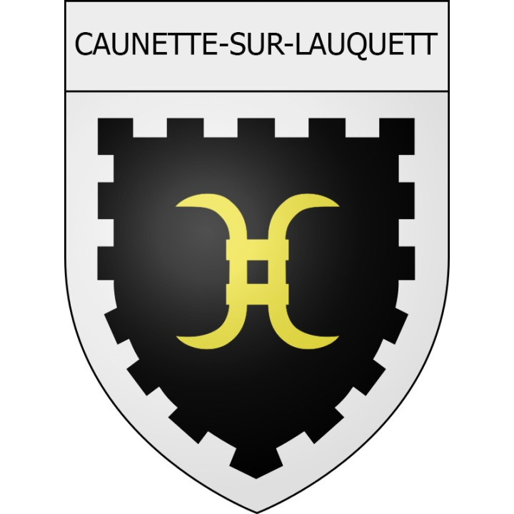 Stickers coat of arms Baraigne adhesive sticker
