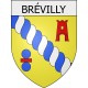 brévilly 08 ville Stickers blason autocollant adhésif