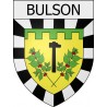 bulson 08 ville Stickers blason autocollant adhésif