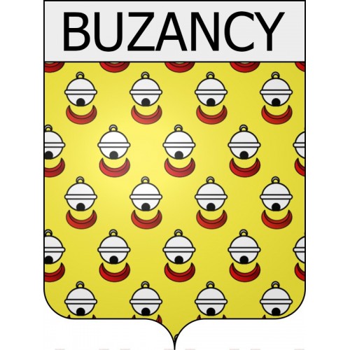 buzancy 08 ville Stickers blason autocollant adhésif