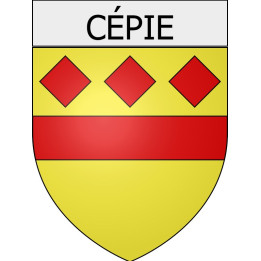 Cépie 11 ville Stickers blason autocollant adhésif