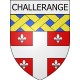 challerange 08 ville Stickers blason autocollant adhésif