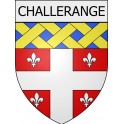 challerange 08 ville Stickers blason autocollant adhésif