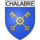 Chalabre 11 ville Stickers blason autocollant adhésif