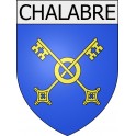 Chalabre 11 ville Stickers blason autocollant adhésif