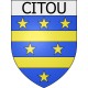 Citou 11 ville Stickers blason autocollant adhésif