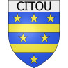 Adesivi stemma Belcaire adesivo