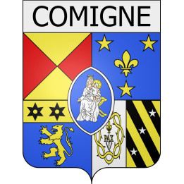 Belcaire Sticker wappen, gelsenkirchen, augsburg, klebender aufkleber