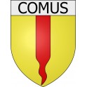 Comus 11 ville Stickers blason autocollant adhésif