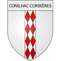 Conilhac-Corbières 11 ville Stickers blason autocollant adhésif