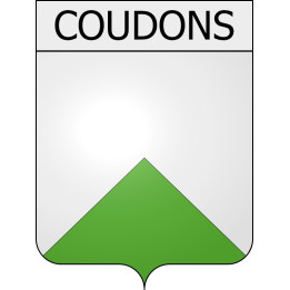 Coudons 11 ville Stickers blason autocollant adhésif