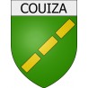 Couiza 11 ville Stickers blason autocollant adhésif