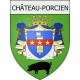 château-porcien 08 ville Stickers blason autocollant adhésif