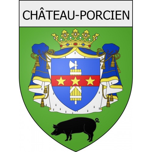 Pegatinas escudo de armas de Autry adhesivo de la etiqueta engomada