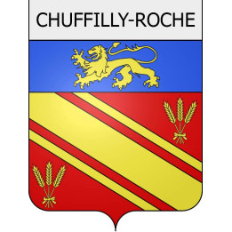 chuffilly-roche 08 ville Stickers blason autocollant adhésif