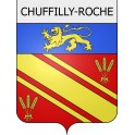 chuffilly-roche 08 ville Stickers blason autocollant adhésif