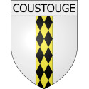 Stickers coat of arms Baraigne adhesive sticker