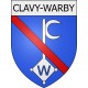 clavy-warby 08 ville Stickers blason autocollant adhésif