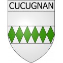 Cucugnan  11 ville Stickers blason autocollant adhésif