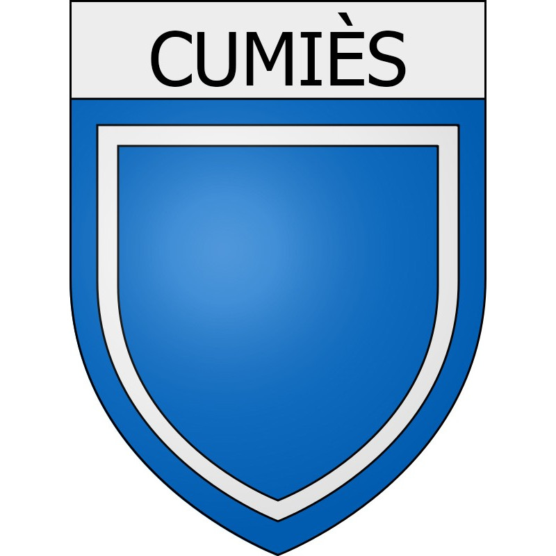 Cumiès  11 ville Stickers blason autocollant adhésif