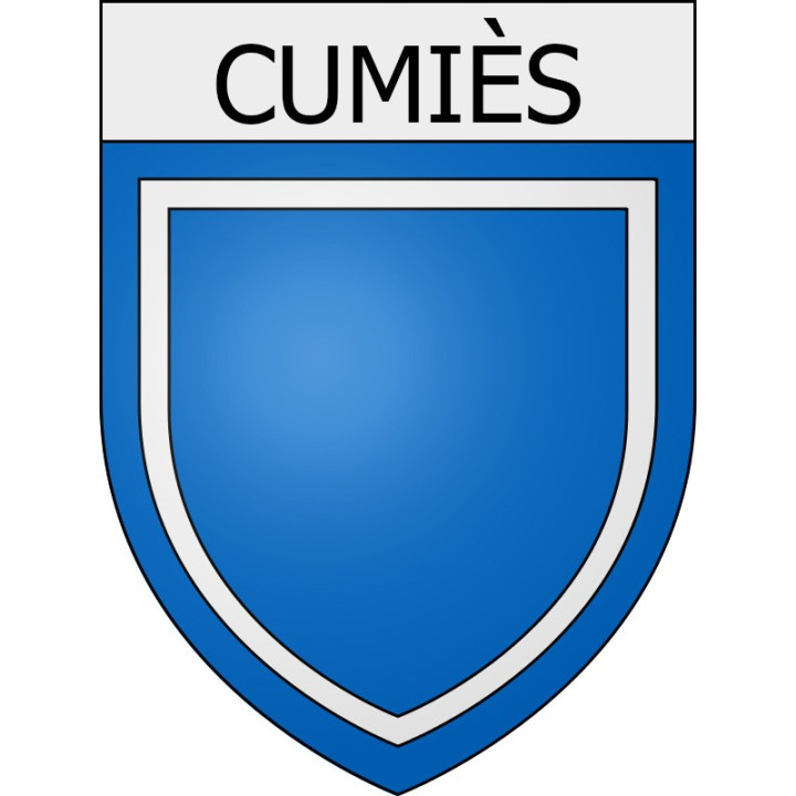 Cumiès  11 ville Stickers blason autocollant adhésif
