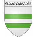 Cuxac-Cabardès 11 ville Stickers blason autocollant adhésif