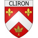 Cliron 08  ville Stickers blason autocollant adhésif