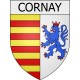 cornay 08 ville Stickers blason autocollant adhésif