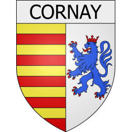 cornay 08 ville Stickers blason autocollant adhésif