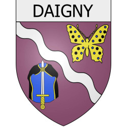 daigny 08 ville Stickers blason autocollant adhésif