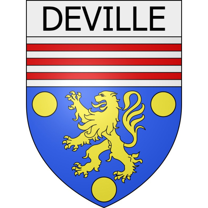 deville 08 ville Stickers blason autocollant adhésif