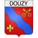 douzy 08 ville Stickers blason autocollant adhésif