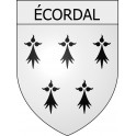 écordal 08 ville Stickers blason autocollant adhésif