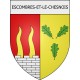 escombres-et-le-chesnois 08 ville Stickers blason autocollant adhésif