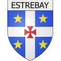 estrebay 08 ville Stickers blason autocollant adhésif