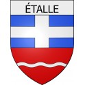 étalle 08 ville Stickers blason autocollant adhésif
