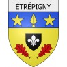 étrépigny 08 ville Stickers blason autocollant adhésif