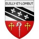 euilly-et-lombut 08 ville Stickers blason autocollant adhésif