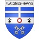 flaignes-havys 08 ville Stickers blason autocollant adhésif
