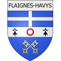 flaignes-havys 08 ville Stickers blason autocollant adhésif