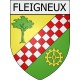 fleigneux 08 ville Stickers blason autocollant adhésif