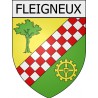 fleigneux 08 ville Stickers blason autocollant adhésif