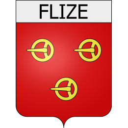 flize 08 ville Stickers blason autocollant adhésif